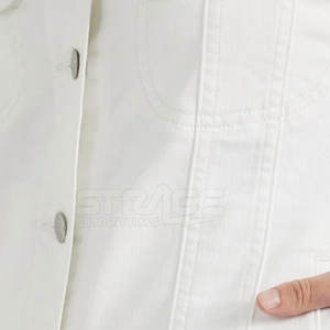 Vestes en jean pour femmes à faible MOQ, 100% coton tricoté, respirant, design personnalisé, léger, écologique - Product Image 6