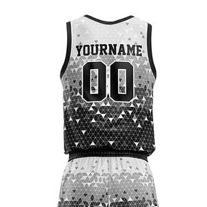 Uniformes de baloncesto por sublimación personalizados de alta calidad último diseño poliéster secado rápido transpirable impreso uniformes de baloncesto - Product Image 5