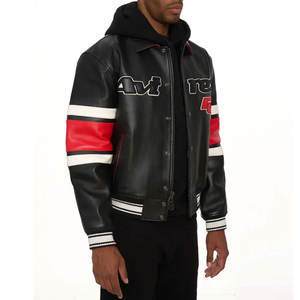 Avirex hommes Bomber veste en cuir édition limitée Vintage veste en cuir de vachette véritable American Avirex veste en cuir véritable - Product Image 6