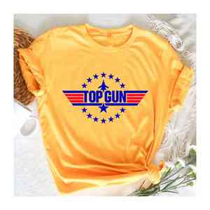 Camiseta Deportiva Casual para Mujer, 100% Poliéster/Algodón, Transpirable, Cuello Redondo, Manga Corta, Ropa de Calle para Verano - Product Image 6