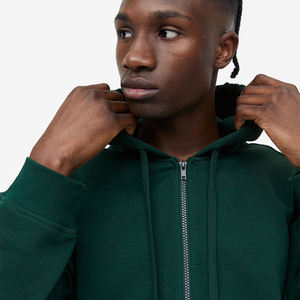 Pulls à capuche en polaire avec logo personnalisé unisexe Vêtements d'hiver pour hommes entièrement personnalisables avec des couleurs différentes au prix de gros - Product Image 2