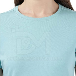 Nuevo diseño, camisetas de algodón de verano para mujer, ropa informal transpirable para otoño, camisetas para mujer - Product Image 6