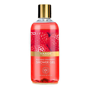 Vaadi herbals เจลอาบน้ำสตรอเบอร์รี่300มล. | ประสบการณ์อาบน้ำสมุนไพรที่สดชื่นสำหรับผิวนุ่มและเรียบเนียน (ขายส่ง) - Product Image 2
