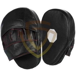 Manoplas de Boxeo de Cuero de Alta Calidad, Almohadillas de Boxeo, Almohadillas de Entrenamiento de Boxeo, Almohadillas de Muay Thai, Almohadillas de Entrenamiento para Kickboxing - Product Image 1