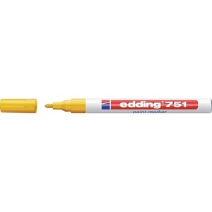 Paquete de 10 Rotuladores de Pintura Amarillos EDDING 751, Punta Redonda, Ancho de Línea de 1-2 mm - Product Image 1