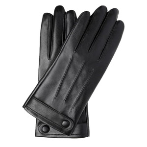 Guantes de Piel de Oveja Personalizados para Mujer, con Pantalla Táctil, Térmicos, Forrados de Algodón para Invierno, Casuales, Cálidos, para Exteriores - Product Image 2