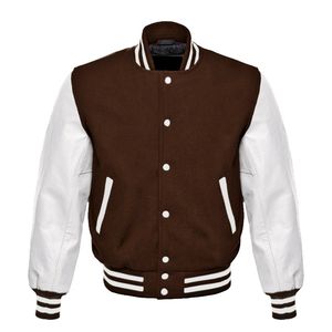 Latest Design College Baseball <b>Varsity</b> <b>Jacket</b> OEM Factory Price Sportswear Custom Logo Premium Quality <b>Bomber</b> <b>Jacket</b> for <b>Men</b> - Product Image 4
