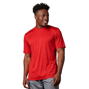 2024 nouveau T-shirt de performance coupe ajustée: ourlet incurvé plus long Muscle Slim ajusté Gym 95% coton 5% élasthanne T-shirt pour hommes - Product Image 6
