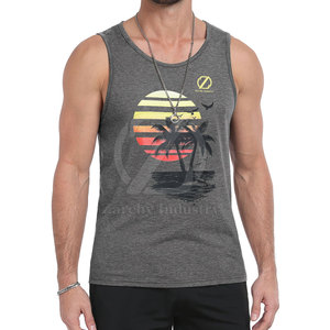 Fitness Clothing Pakistan Made Sublimation Tank Top Breathable Casual Factory Direct Sale Men Summer Wear All Sizes Available - Product Image 4