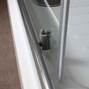 Mampara de Ducha Esquinera Corredera de Vidrio Transparente Lima 70X100 CM - Product Image 4