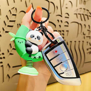 Porte-clés lumineux en silicone durable, motif dessin animé, à bascule et à secouer - Product Image 3