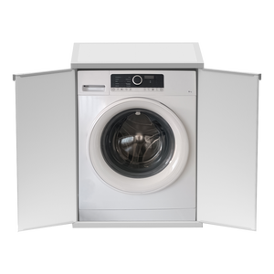 Supporto Universale per Lavatrice Mongardi in Resina Bianca 68,5L X 64,5P X 88H cm Facile Montaggio Uso Interno ed Esterno - Product Image 1