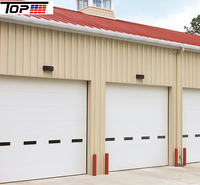 Meilleures ventes Portes de garage en acier électriques à double peau isolées automatiques personnalisées pour villas modernes Sectionnel à mousse aérienne