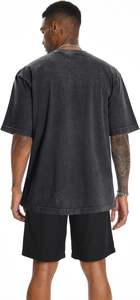 เสื้อยืดผ้าเจอกรดสำหรับผู้ชายเสื้อยืดผ้าฝ้าย100% ทรงหลวม - Product Image 3