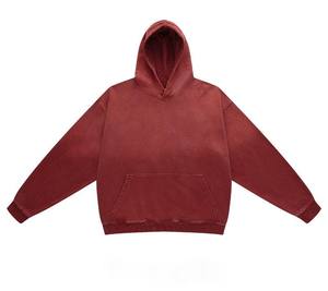 2024 haute qualité 100% coton entraînement vêtements de sport haut Design à la mode hommes Hip Hop Jogging sweats à capuche avant Logo hiver caractéristiques solide - Product Image 5