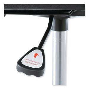 Tabouret de travail pivotant Alera ALEIN4616 de la série Interval, en similicuir sans PVC, noir, pour usage de bureau - Product Image 4