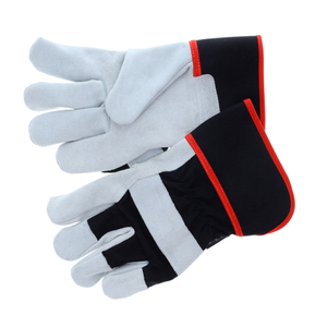 ถุงมือหนังสำหรับผู้ชายถุงมือทำงานถุงมือสำหรับงานหนักพร้อมปลอกแขนนิรภัยและหนังฝ่ามือ - Product Image 2