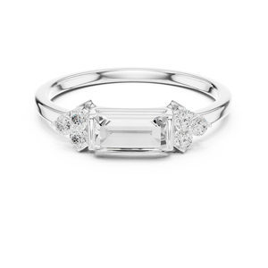 Anillo de oro de 10K con cesta de hilo de Aguamarina redonda Joyas Diamante Categoría Producto - Product Image 3