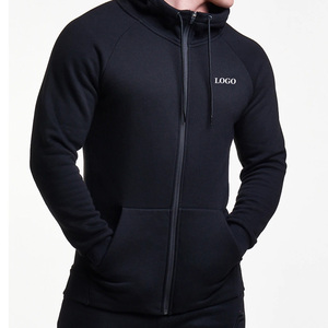 High Quality Solid Colors Customized Logo Printing Zipper-Up <b>Hoodies</b> <b>For</b> Men's Comfortable And Breathable <b>Hoodies</b> <b>For</b> Men 2026 - Product Image 1