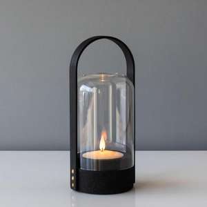 Best Quality Antique Design Small Table Top Metal Candle Holder Customized Shape & Size with Black Powder Coated Finished - Product Image 3