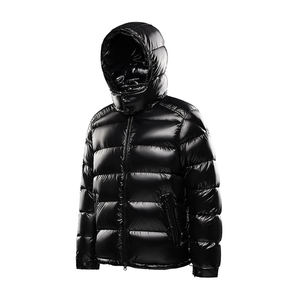 Men's Designer <b>Thin</b> Stand <b>Puffer</b> <b>Jacket</b> Shiny Cotton Padding Custom Urban Casual Style European/USA Wholesale Winter Bubble - Product Image 2