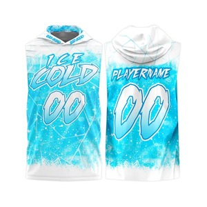 7on7 Drapeau Football Uniformes Jersey pour les Jeunes Entièrement Sublimé Compression À Capuche Sans Manches 7v7 Jersey - Product Image 1