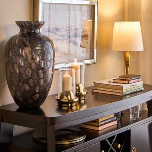 Vase en laiton de qualité supérieure décor à la maison élégant Accent Style Vintage porte-fleur décoratif Pot en laiton artistique - Product Image 4