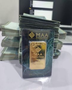 Lingote de Oro 999 Chapado en Oro con Grabado Personalizado de Gran Venta - Product Image 2