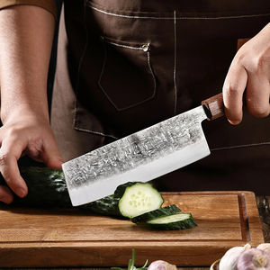 Juego de 4 cuchillos de chef forjados con mango octogonal de madera, acero inoxidable 5cr15 MoV, cuchillos de cocina Kiritsuke, Santoku y Nakiri - Product Image 4