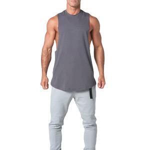 Débardeur en maille respirante de haute qualité pour homme, vêtements de fitness - Style streetwear, matière polyester/coton - Product Image 1