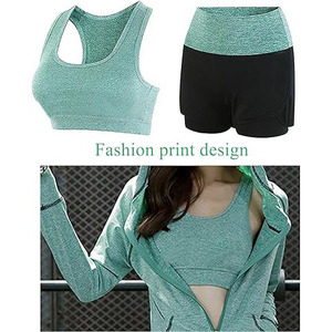 Logo personnalisé dos nageur sans manches Stringer Gym Yoga top femmes hauts Fitness entraînement soutien-gorge haute qualité Yoga top QUICK DRY - Product Image 3