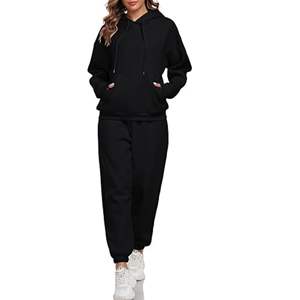 Survêtements à capuche pour femmes de qualité supérieure pour l'hiver en plein air Logo personnalisé imprimé conception solide nouveaux vêtements OEM à bas prix - Product Image 6