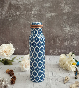 Bouteille en cuivre pour taille personnalisée et émail imprimé pour bouteilles d'eau de boisson à vendre produit et vente - Product Image 4