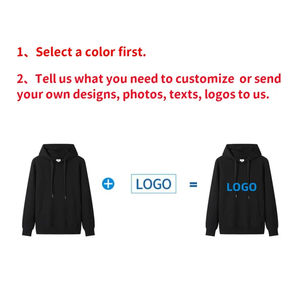 Sweat à capuche d'hiver personnalisé DTG imprimé Logo vieilli Vintage 100% coton polaire lourd lavé à l'acide soleil délavé - Product Image 6