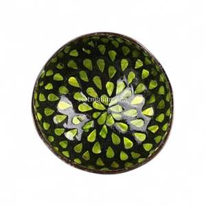 Tazón de Coco Hecho a Mano con Incrustaciones de Nácar para Servir Comida y Decoración de Mesa del Hogar, de Vietnam - Product Image 4