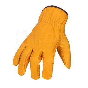 Guantes de seguridad para conductor con diseño personalizado, MOQ bajo, material de cuero duradero, antideslizantes, para trabajo y transporte. - Product Image 2