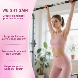 Suplemento de Apoyo al Peso para Mujeres Personalizado OEM, Píldoras Herbales de Maca para Aumentar de Peso y Mejorar la Curva Femenina - Product Image 4
