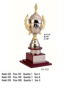 Trofeos de aluminio de mejor rendimiento del año de calidad Premium, medallas, placas, estilo deportivo ecológico, grabado impreso UV alto - Product Image 2