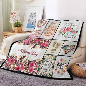 Cadeaux pour la fête des mères, best-seller, couverture en tricot personnalisée, design commémoratif, pour ma maman, couverture douce et chaude pour le canapé - Product Image 6