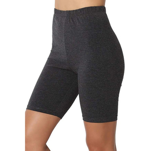 2025 Women's Biker Yoga Shorts High Waist Seamless Hip-Up <b>Tight</b> 100% Organic Cotton Breathable Quick Dry Customizable Wholesale - Product Image 5