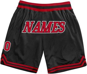Nuevo diseño de fabricante personalizado Unisex bordado poliéster transpirable baloncesto parche cordón Streetwear pantalones cortos - Product Image 2