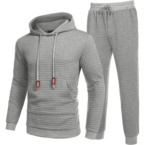 Ensemble sweats à capuche et survêtements personnalisés pour hommes logo de la marque vêtements de sport d'hiver grande taille-personnalisable de la même couleur - Product Image 6