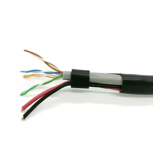 Fil d'alimentation conducteur en cuivre Cat5e à 2 cœurs haute vitesse pour la mise en réseau Câble LAN <span class=keywords><strong>coaxial</strong></span> FTP 23AWG UTP pour câbles de communication - Product Image 2