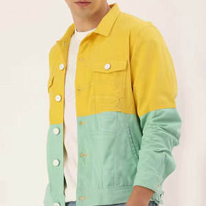 Veste d'hiver pour homme en marque privée, service OEM, vêtements pour adultes, veste en jean pour homme de haute qualité à bas prix - Product Image 3