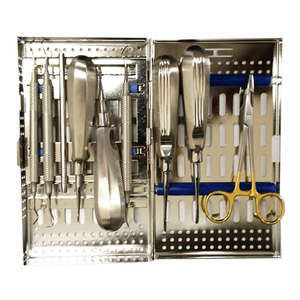 Set di Strumenti Chirurgici Veterinari per Estrazione Dentale, in Acciaio Inossidabile, Certificato CE, con Fonte di Alimentazione Manuale per Lussazione - Product Image 3