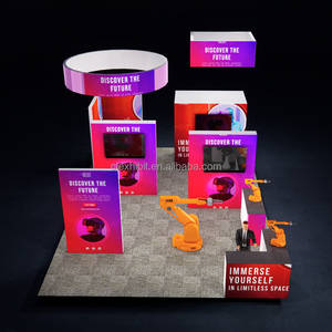 Stand <span class=keywords><strong>de</strong></span> Exhibición Modular con Caja <span class=keywords><strong>de</strong></span> Luz para <span class=keywords><strong>Ferias</strong></span> Comerciales <span class=keywords><strong>de</strong></span> 20x30 pies, Diseño <span class=keywords><strong>de</strong></span> Stand para Exposiciones, Stand para <span class=keywords><strong>Ferias</strong></span> <span class=keywords><strong>Internacionales</strong></span> <span class=keywords><strong>de</strong></span> Tecnología <span class=keywords><strong>de</strong></span> Manufactura - Product Image 2