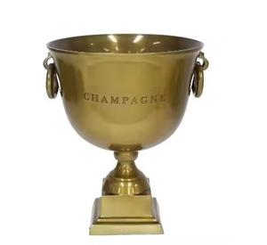 ถังน้ำแข็งโลหะสีทองรอยัลคุณภาพพรีเมี่ยมสำหรับแช่แชมเปญสำหรับตกแต่งบาร์งานอีเวนต์และร้านอาหาร - Product Image 5