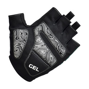 Gants de cyclisme professionnels personnalisés 2025 – Demi-doigts en cuir antidérapants avec fermeture auto-agrippante, protection de la paume, équipement de sport pour le cyclisme, rembourrage en gel - Product Image 3