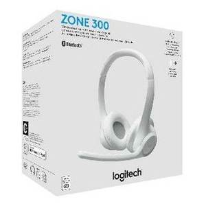 Auriculares Bluetooth Logitech ZONE 300 con Micrófono, Color Blanco Hueso, Modelo 981 001417 0930231 - Product Image 2