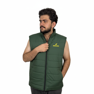 Nuevo Diseño de Chaleco Acolchado de Lona, Ligero, Sin Mangas, Personalizado, Informal, para Hombre, Impermeable, para Invierno - Product Image 4